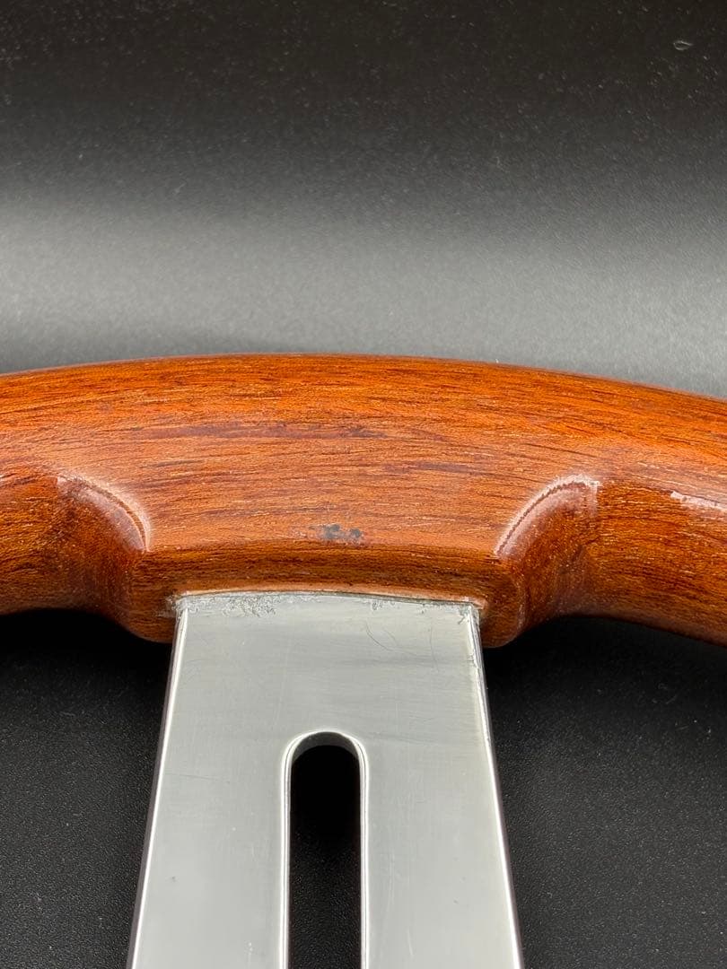 C026 OBA オバ　木製ステアリング　ハンドル　レア　ヴィンテージ 30cm