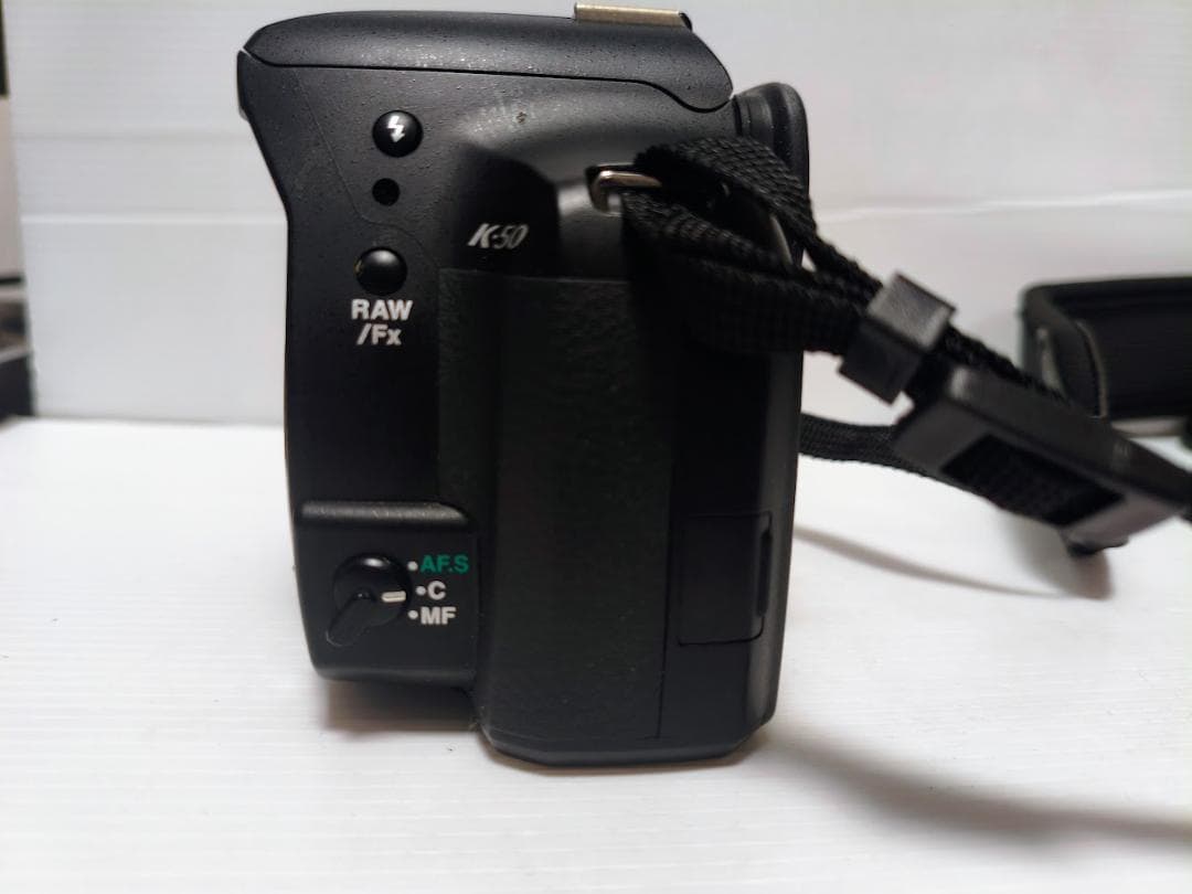 【黒死病対策】【内臓電池交換】PENTAX K-50 黒＋WRレンズ