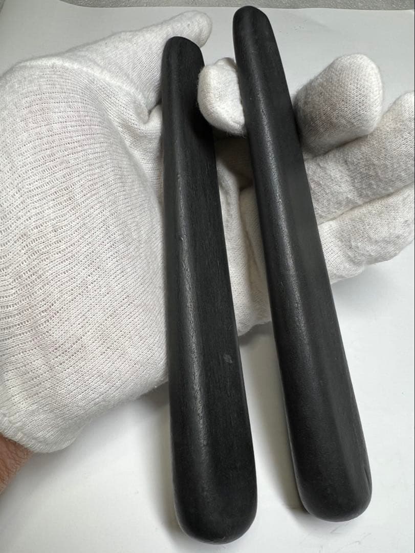 老舗高級稀少ヘラ古墨2点 極上42gx2得！