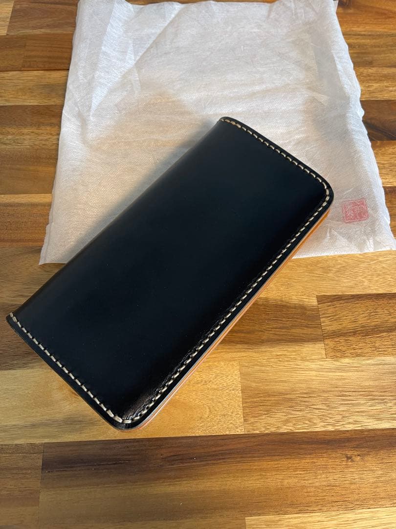 黒羽 クロウ CROW CBM-195-BR ブライドルレザー 長財布ブッテーロ