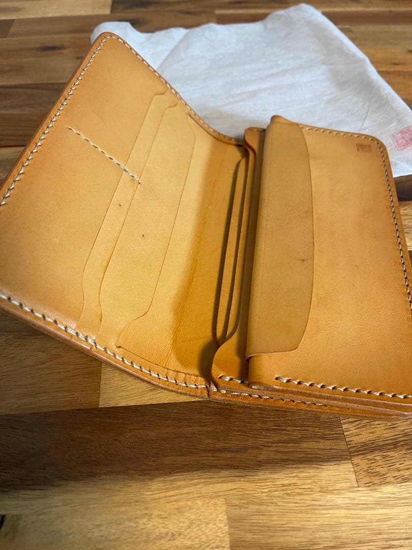 黒羽 クロウ CROW CBM-195-BR ブライドルレザー 長財布ブッテーロ