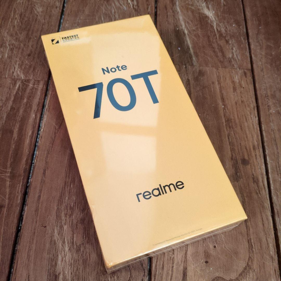 お値下不可！Realme Note 70T 4GB+256GB(ゴールド)