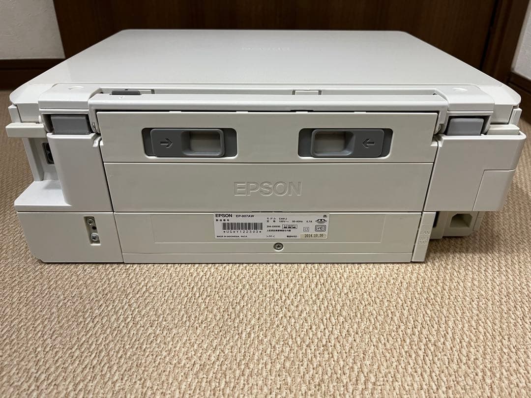 EPSON EP-807AW プリンター【ジャンク品】カートリッジ込み
