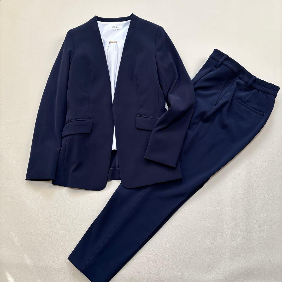 プラステ プレミアムオックスカラーレス 3点セット 洗濯可 ジャケット パンツ