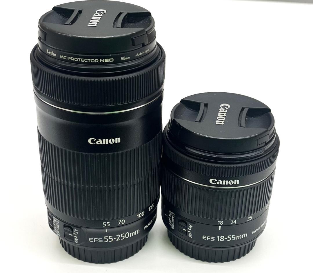 ★CANON EOS X9i 18-55mm 55-250mm ダブルレンズ付き