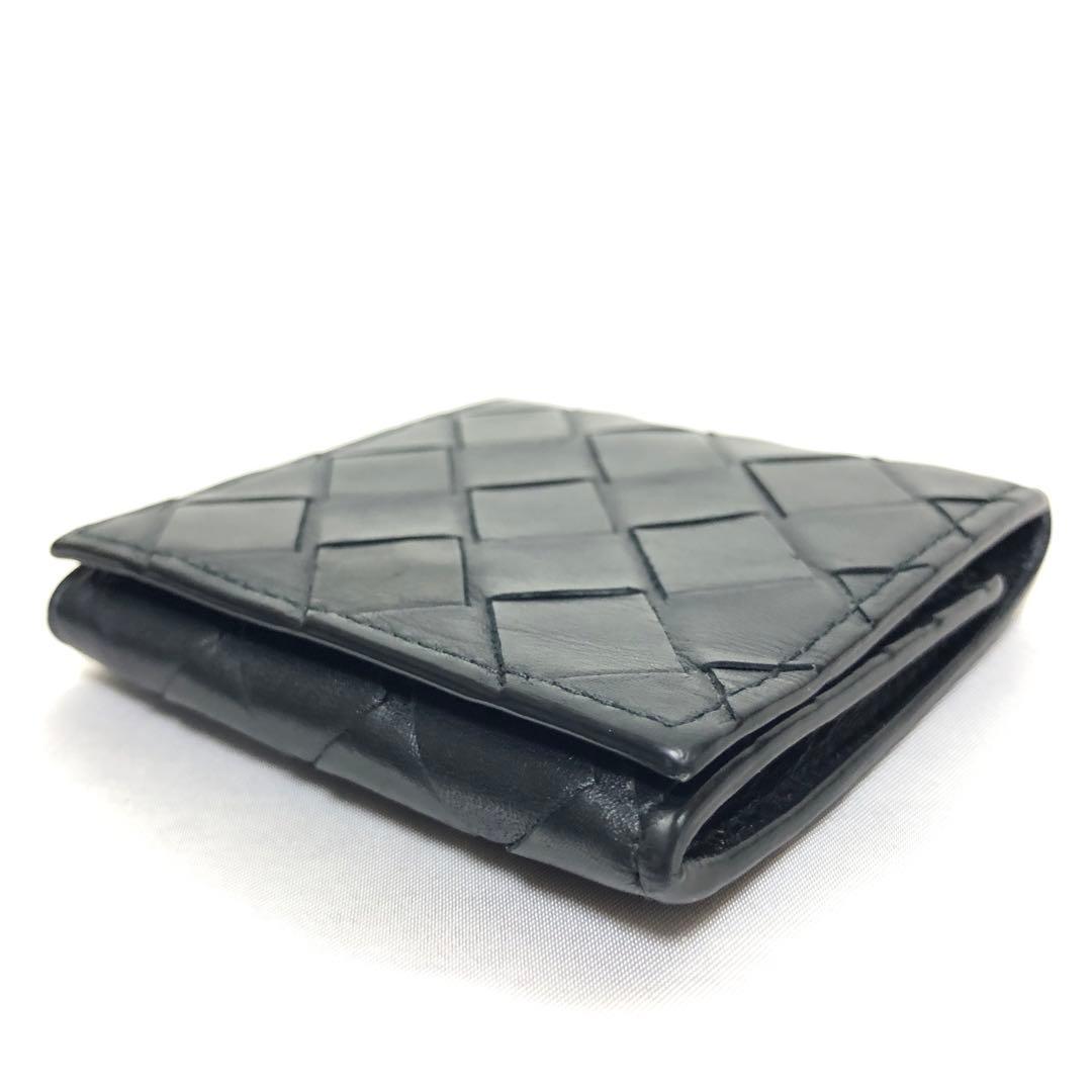 専用です‼️ ボッテガヴェネタ　ケース　小銭入れ　マキシイントレチャート　黒