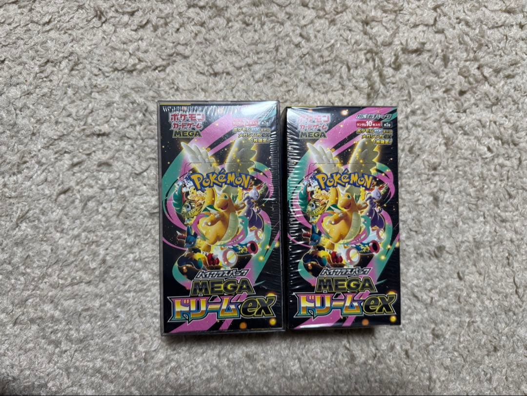 ポケモンカード　MEGAドリームex シュリンク付き　2box