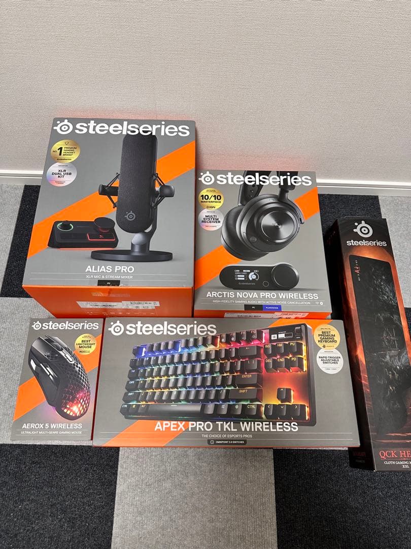 SteelSeries 5種類セット　新品未開封品