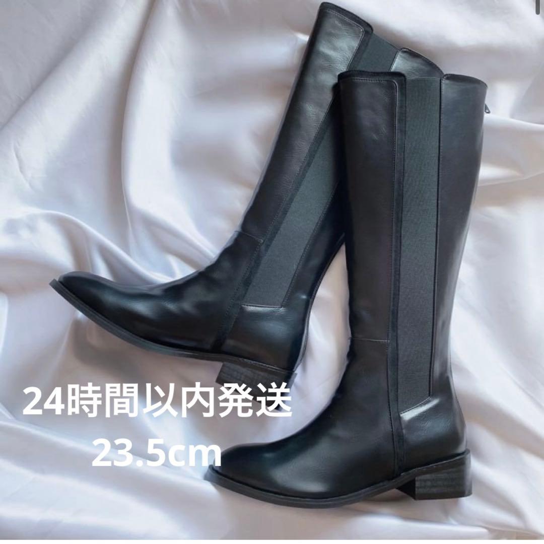 未使用☆HIAND Chelsea Long Boots ブラック最新モデル