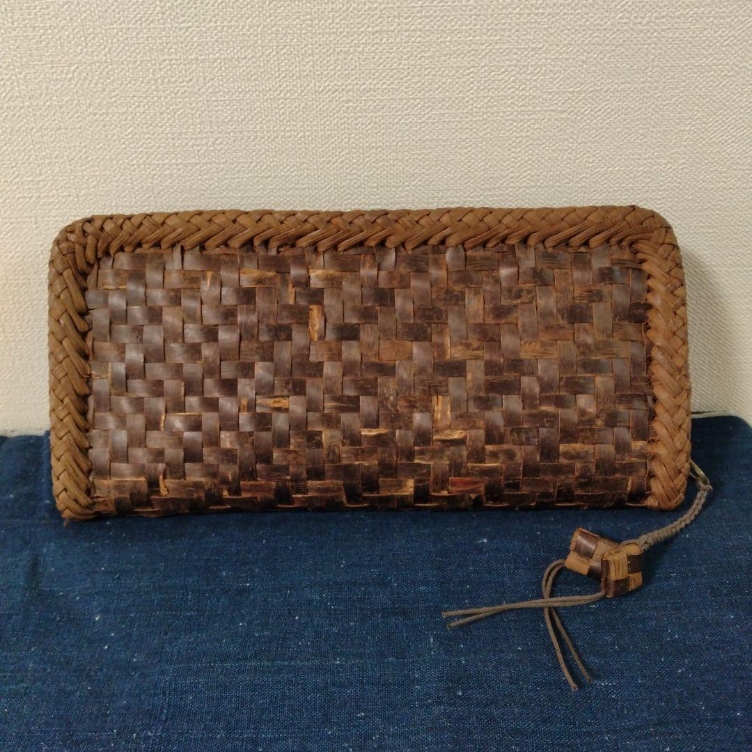【未使用】山葡萄やまぶどう最高級天然素材 長財布/網代編み