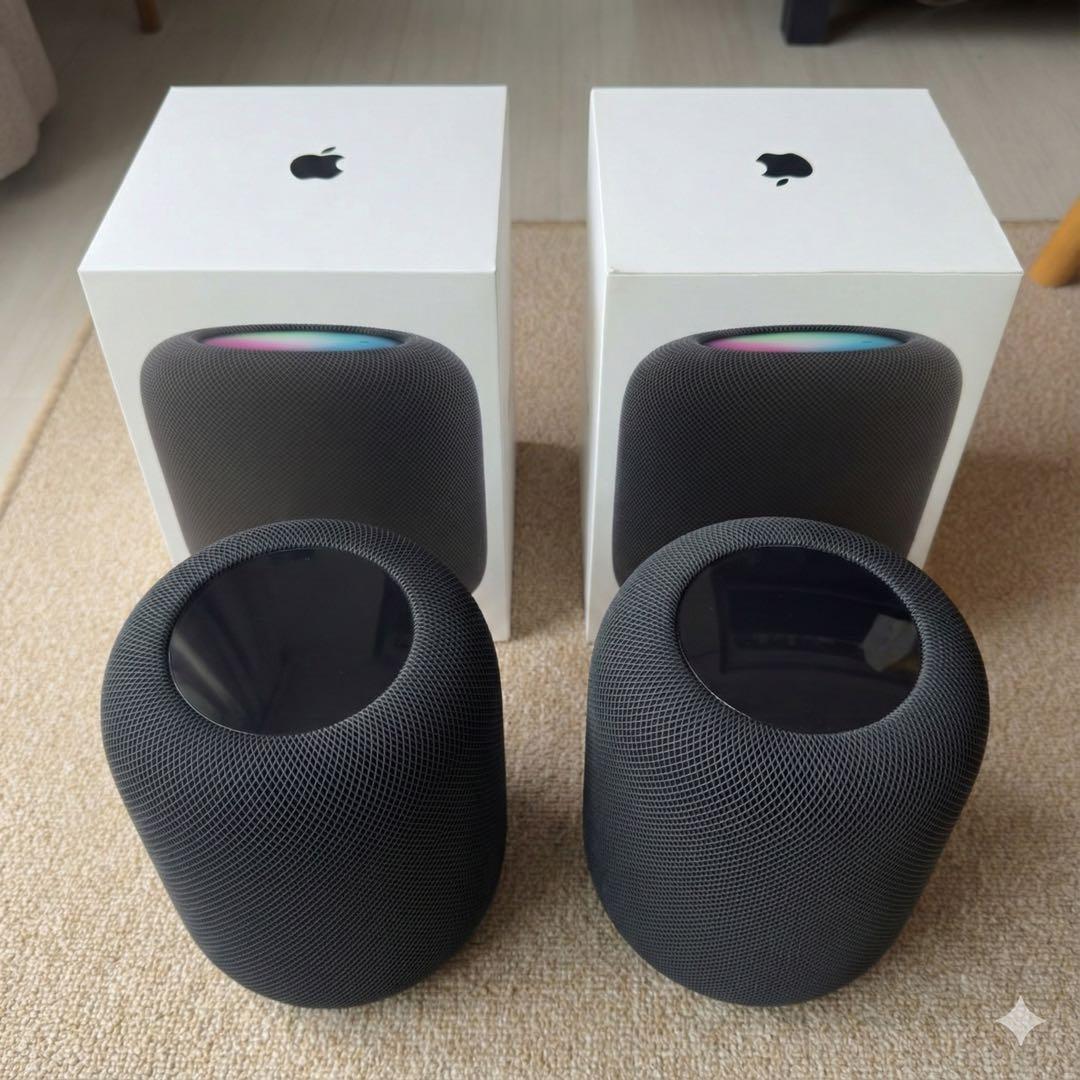 Apple Pod（第2世代）ミッドナイト MQJ73J/A 2個セット