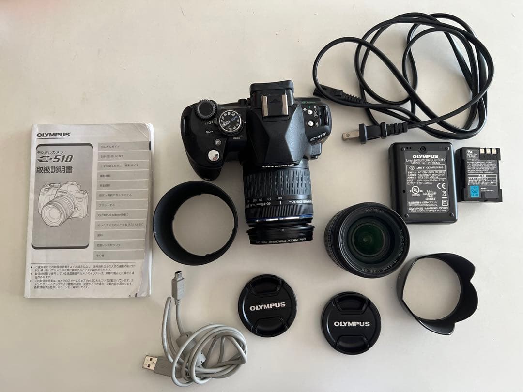 OLYMPUS E-510 ダブルズームレンズキット デジタル一眼レフカメラ