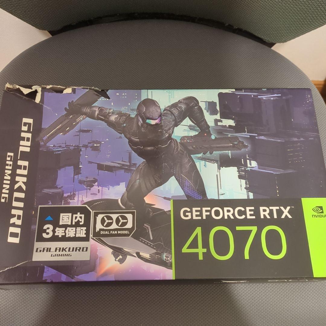 玄人志向 GALAKURO GeForce RTX 4070 12GB