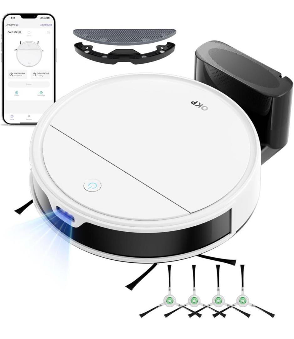 OKP Life K5 Ultra ロボット掃除機 水拭き