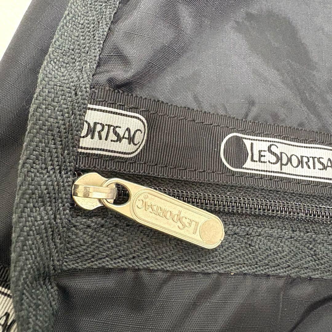 【美品】レスポートサック ラージウィークエンダー ボストン 黒 大容量　鍵付き