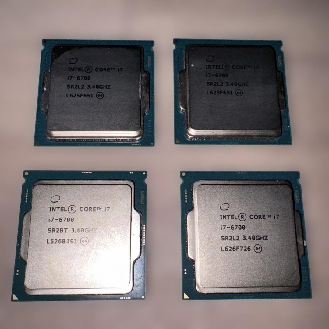Intel Core i7-6700 CPU 4個セット