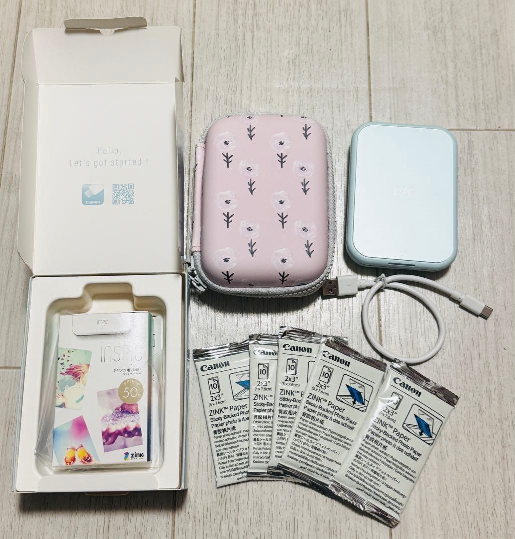 Canon iNSPiC PV-223 ブルー ミニフォトプリンター