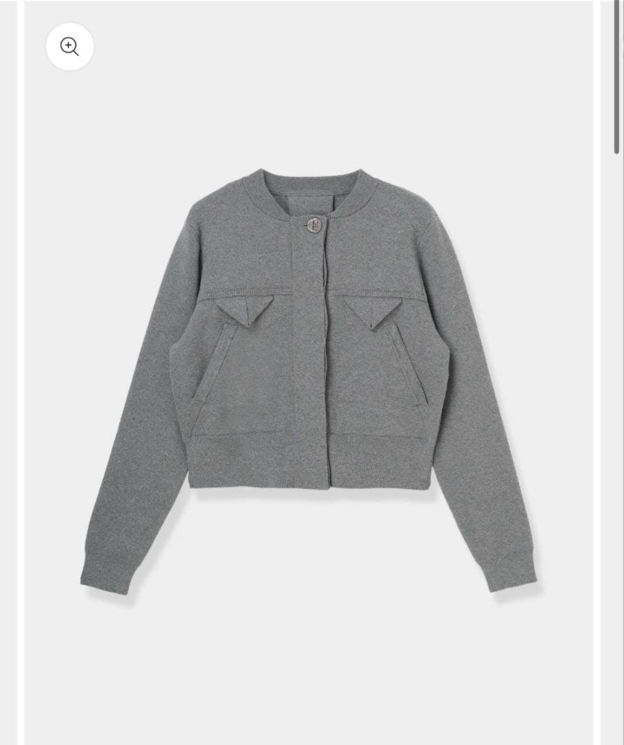 トップス Compact Knit Cashmere Blouson