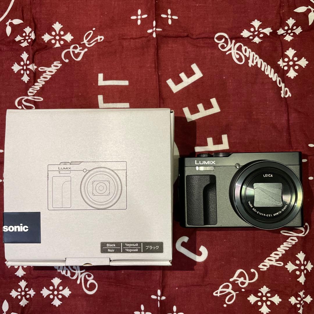 【美品】LUMIX DC-TZ99 デジタルカメラ ブラック 保証書付き