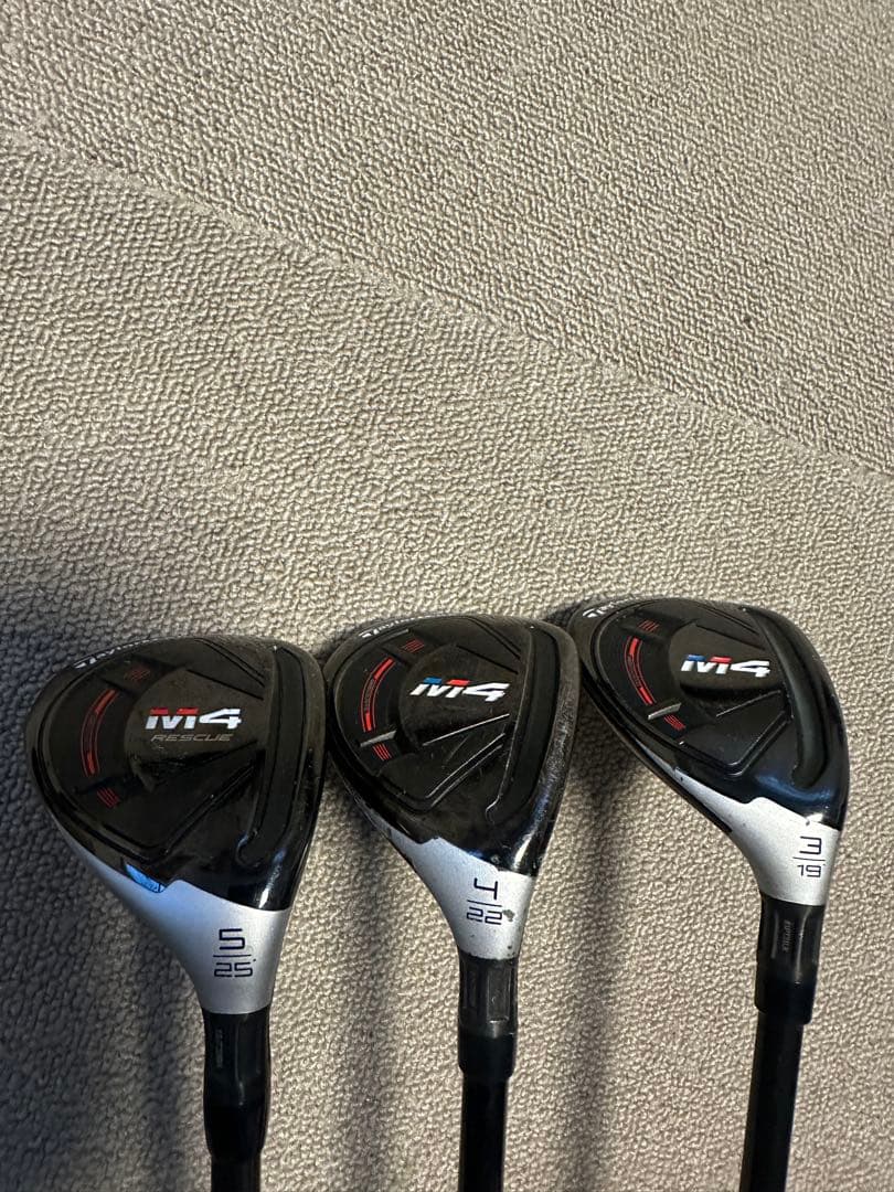 テーラーメイド M4 レスキュー　３本セット　ユーティリティ