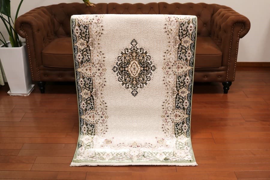 玄関マット ペルシャ柄絨毯79×154新品 カーペット ランナー