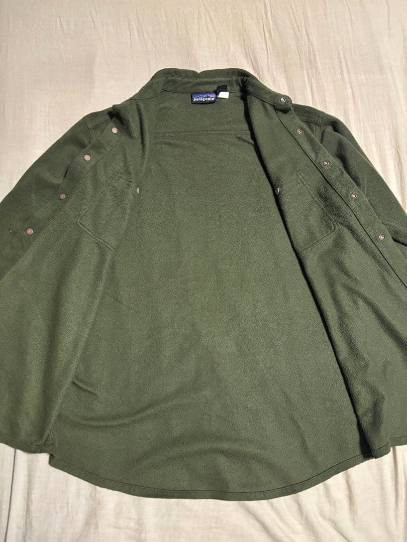 廃盤　patagonia シンチラフリースシャツ M グリーン USA製