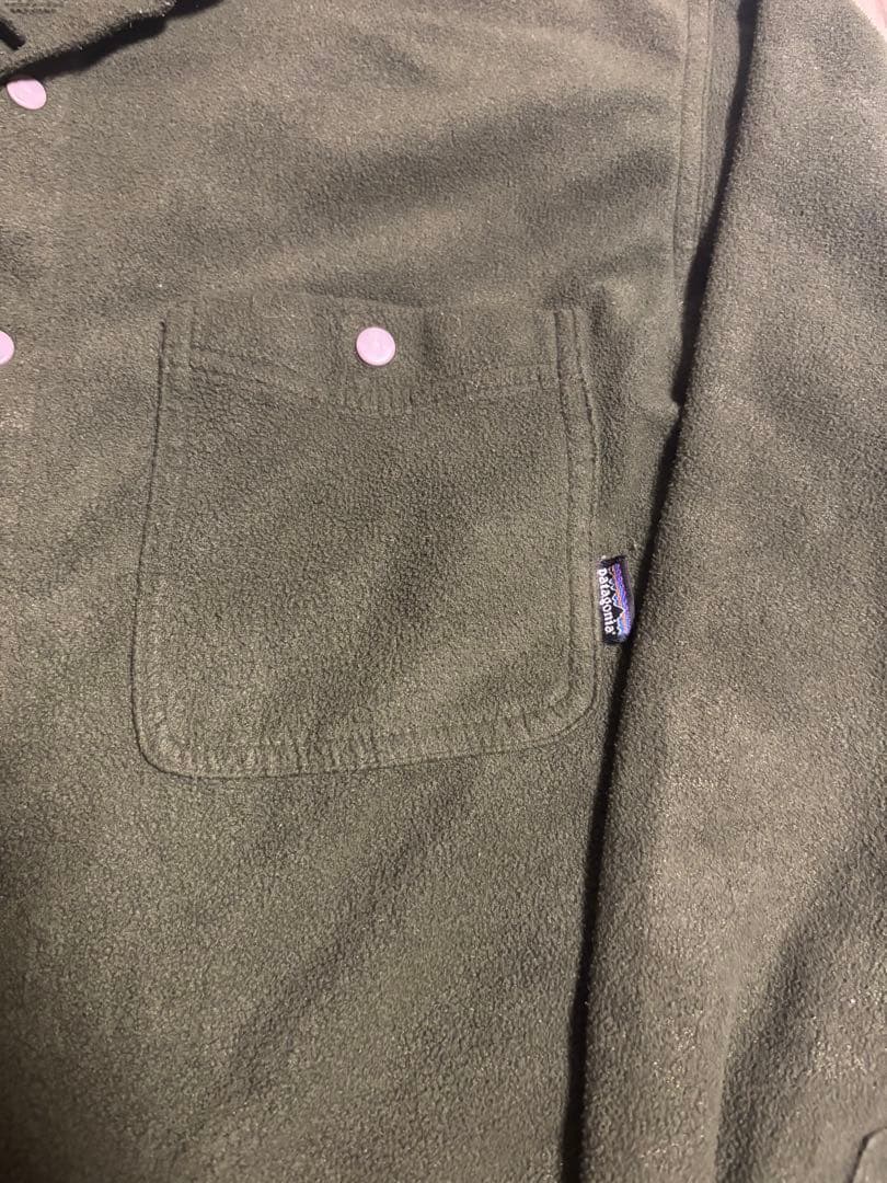 廃盤　patagonia シンチラフリースシャツ M グリーン USA製