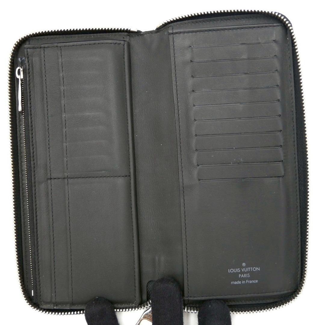 ルイヴィトン ジッピーウォレット ヴェルティカル カウハイド ブラック 長財布