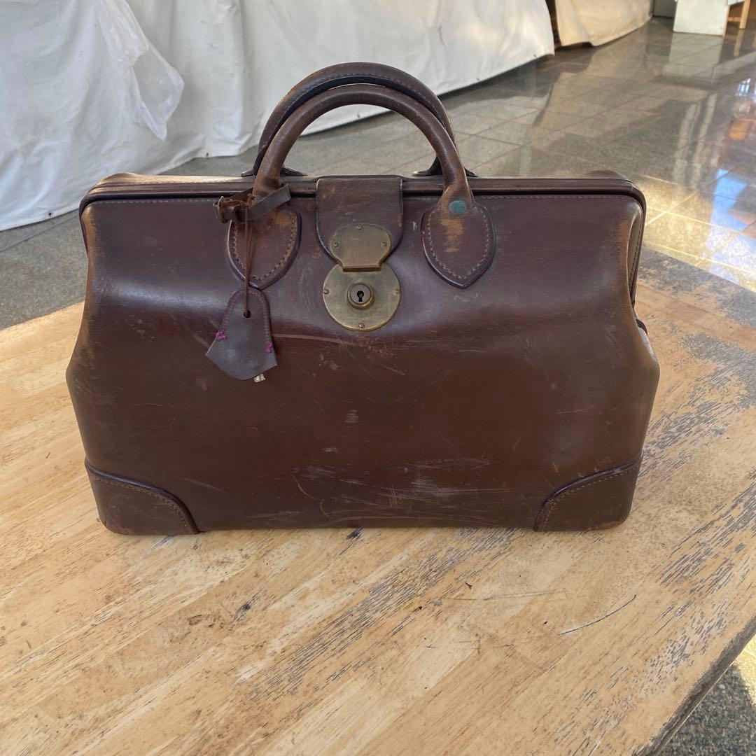 1900年頃の本革　ドクターバッグ