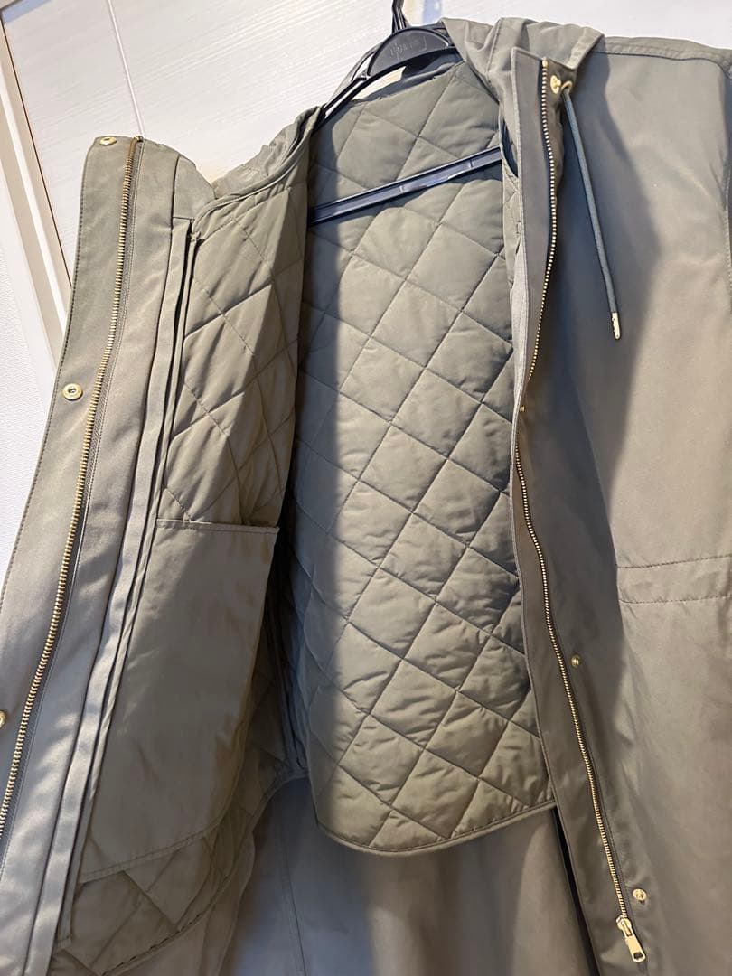 撥水加工　ミリタリーダウンコート