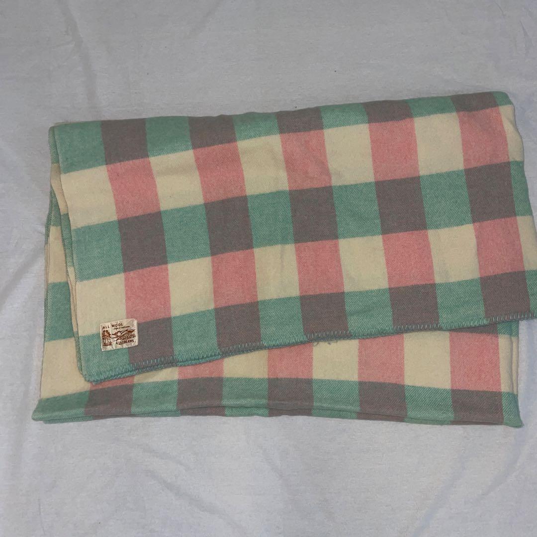 p*o様 ウェルシュ　ブランケット　アンティーク　岡尾美代子　ヴィンテージ　クウ