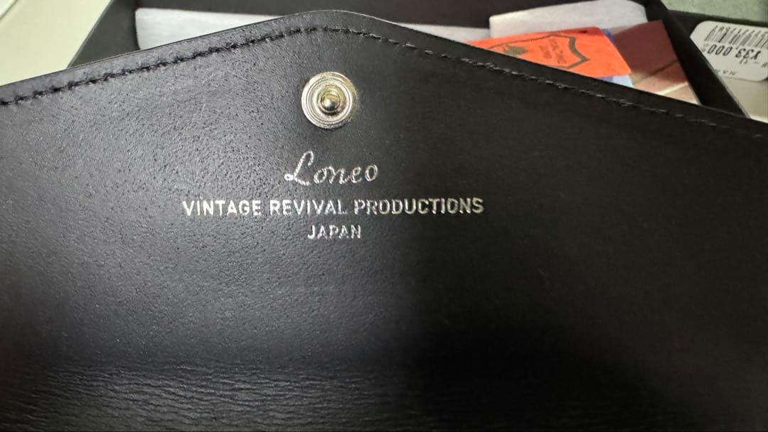 コンパクト長財布 Loneo Basic ブラック