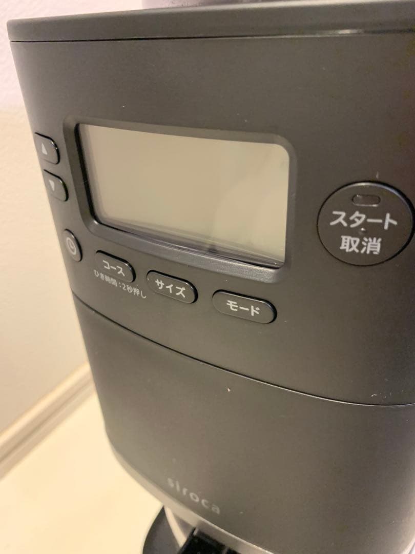 siroca コーヒーメーカー ブラック