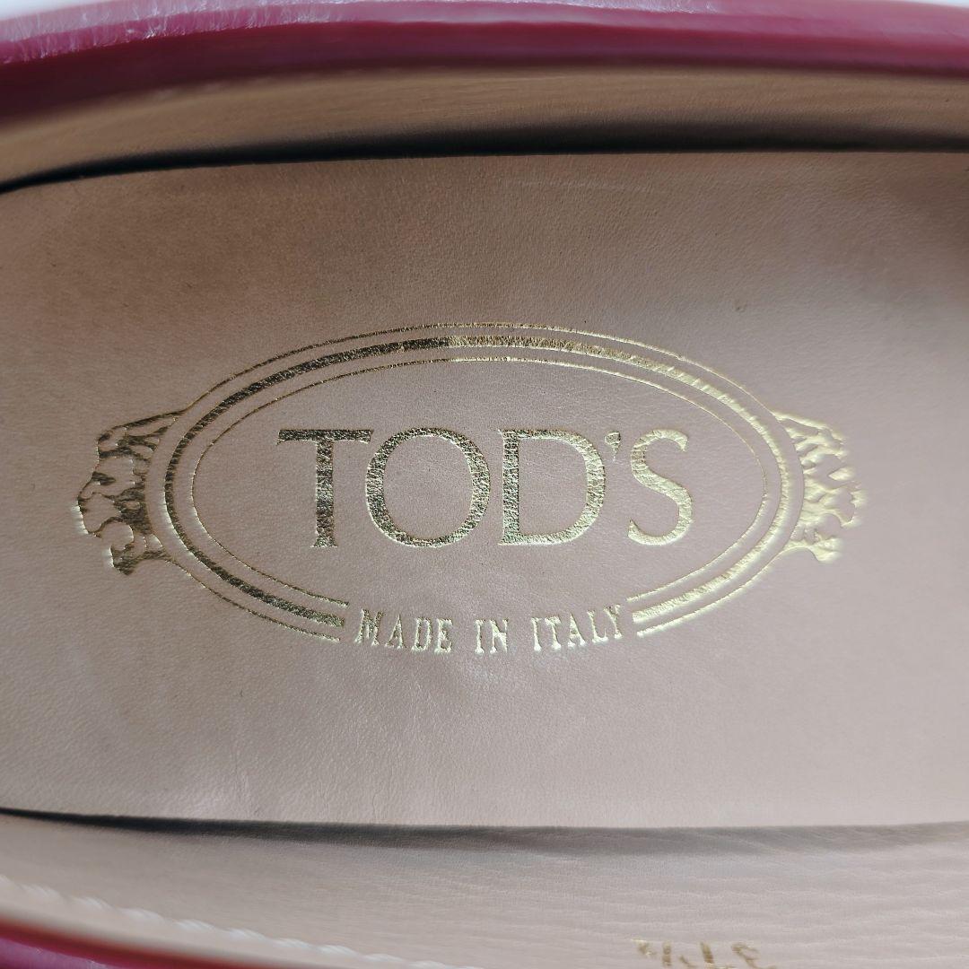 ✨超美品✨TOD'S エナメル タッセル ドライビングシューズ 24.5cm