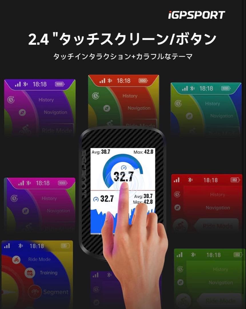 iGPSPORT RSC300 サイクルコンピューター本体