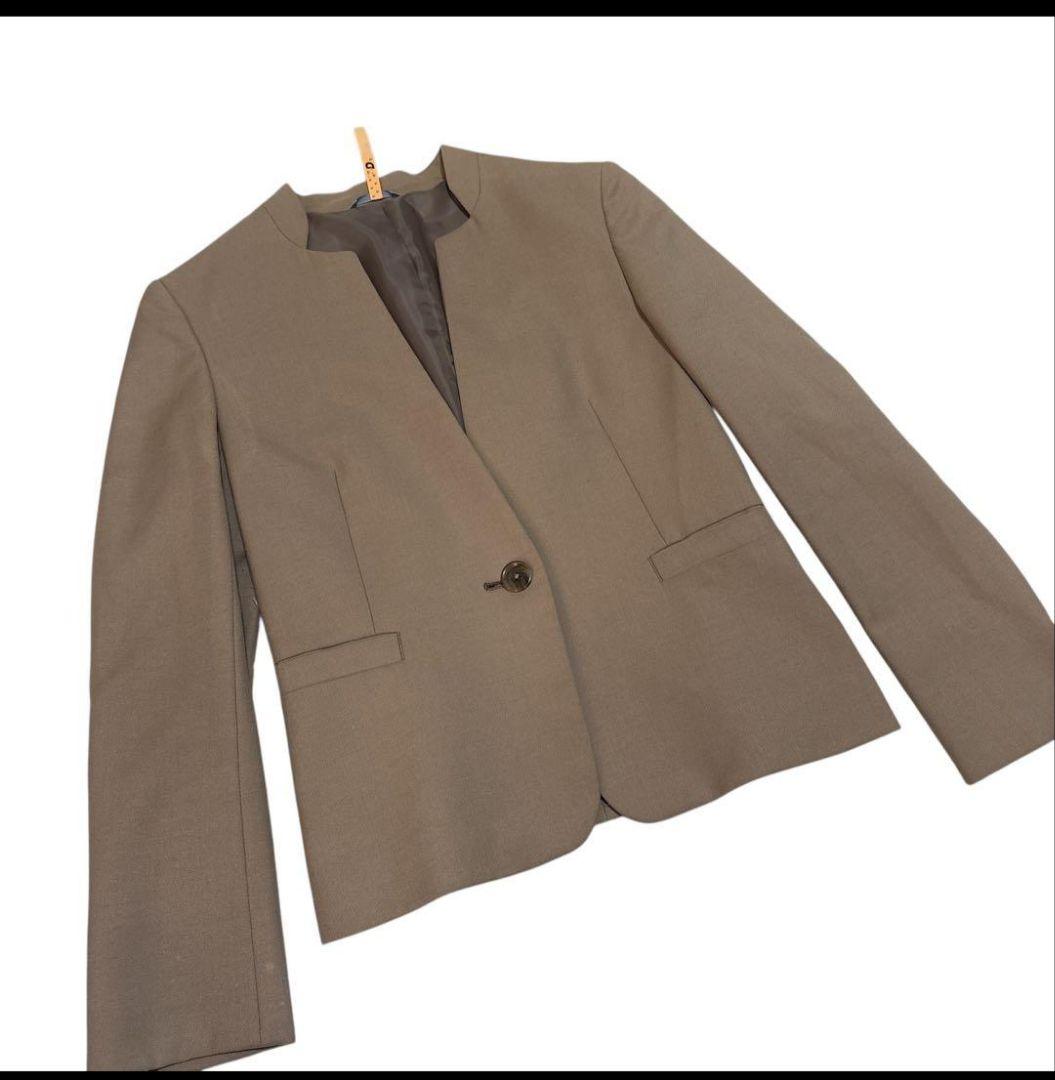 ANCHOR WOMAN ストレッチスーツセットアップ ベージュ