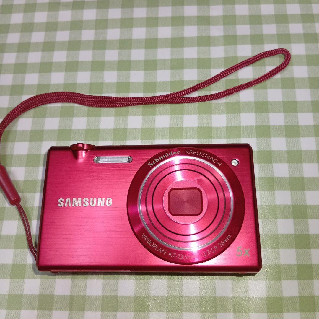 Samsung mv800 デジタルカメラ 赤 5倍ズーム