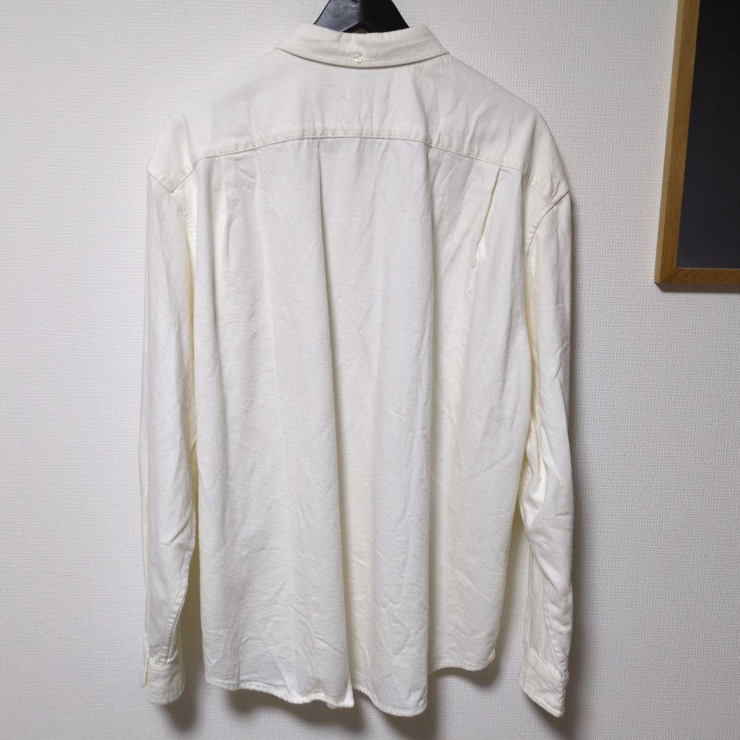 Supreme ホワイト ボタンダウンシャツ　サイズL