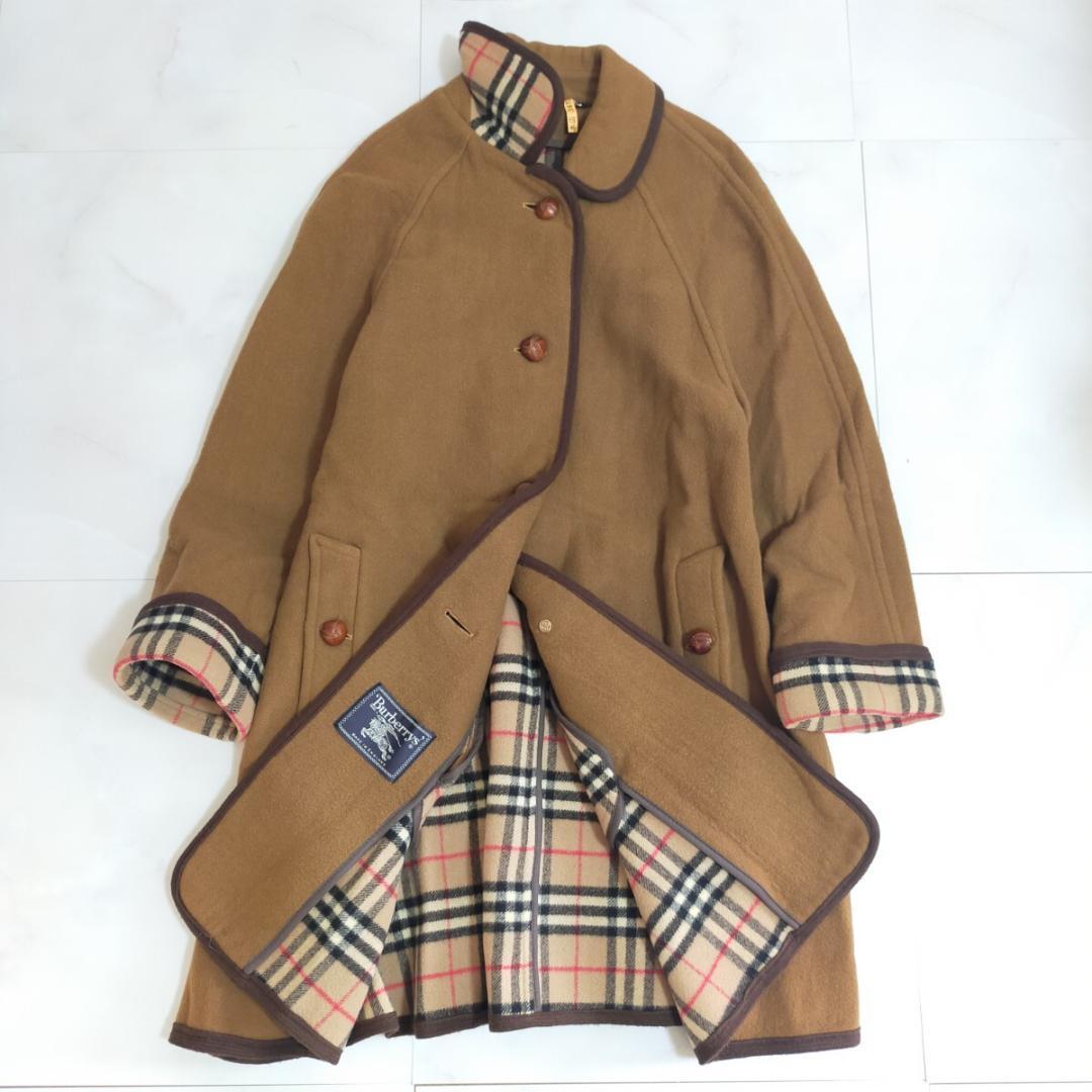 バーバリーズ Burberrys ウール　ダブルフェイス ダッフルコート　くるみ