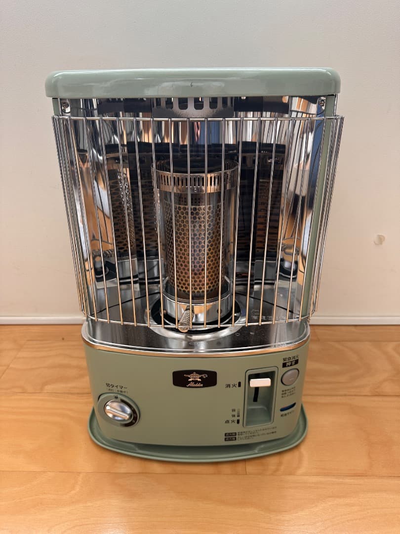 アラジン 石油ストーブ CAP-U2801 グリーン／2024年購入／取説あり