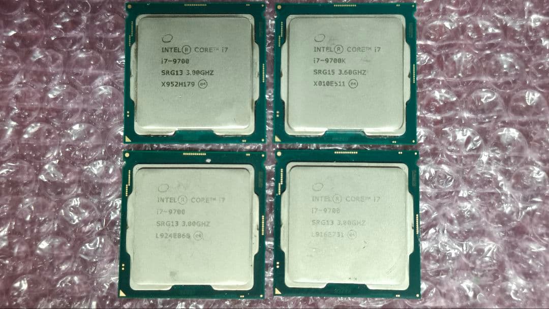 core i7 9700K 9700 まとめ売り動作確認済み ①