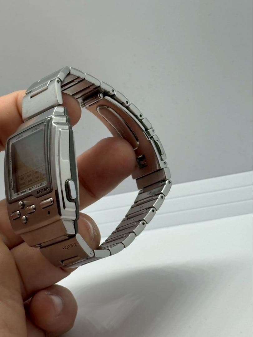 CASIO カシオ　DATA BANK HOTBIZ デジタル腕時計　y2k