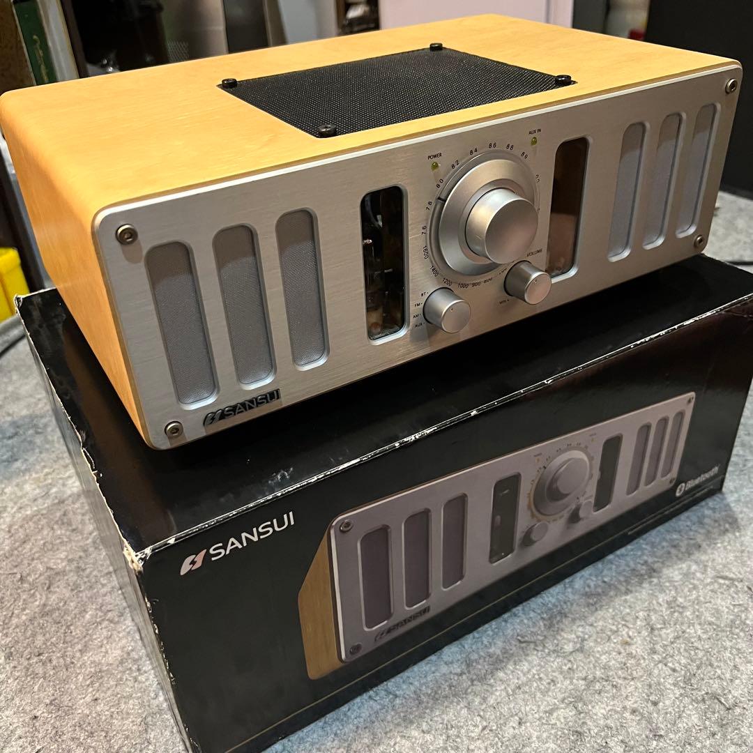 SANSUI 真空管搭載ハイブリッドアンプ内蔵スピーカー　SHT-9002