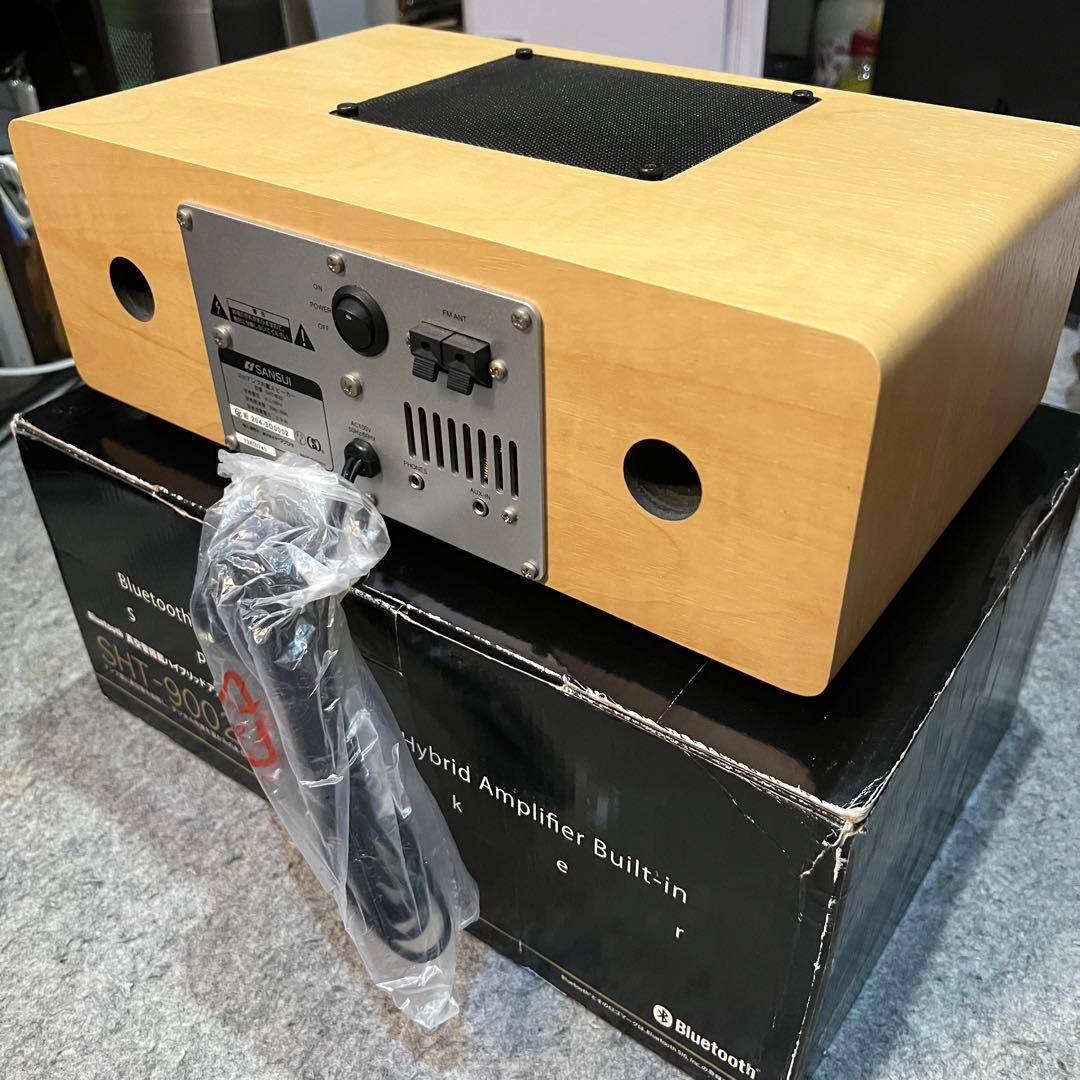 SANSUI 真空管搭載ハイブリッドアンプ内蔵スピーカー　SHT-9002