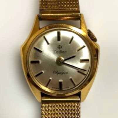 Zodiac Olymposゴールド 手巻き時計レディースヴィンテージ品
