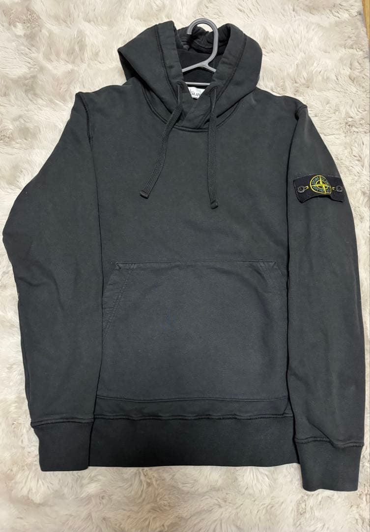 【即完サイズ❗️】stone  パーカー　スウェット　黒 S