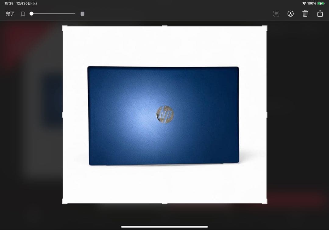 HP ノートPC ブルー