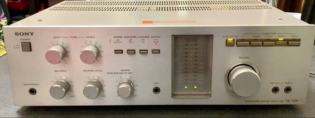 名機　希少　SONY ソニー プリメインアンプ　TA-535音出しok
