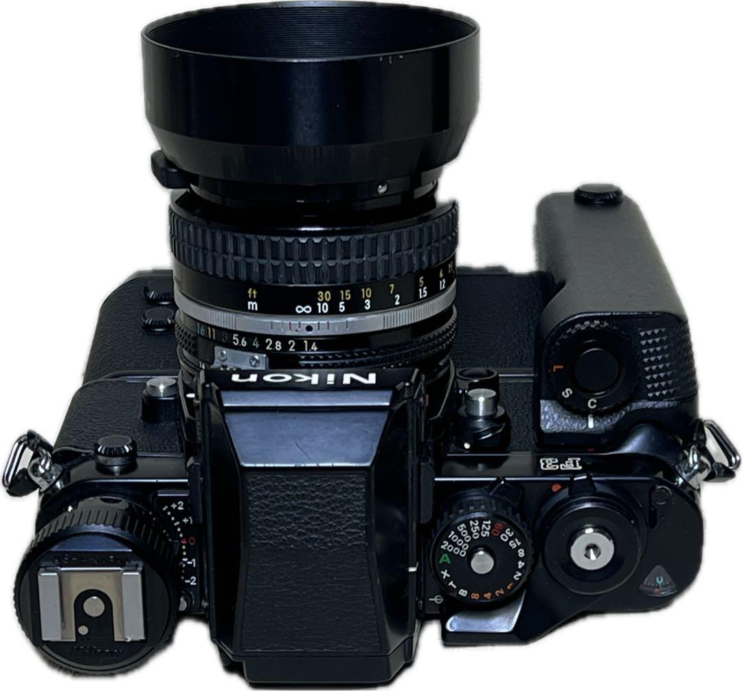 フィルムカメラ Nikon F3HP+MD-4+NIKKOR 50mm 1:1.4