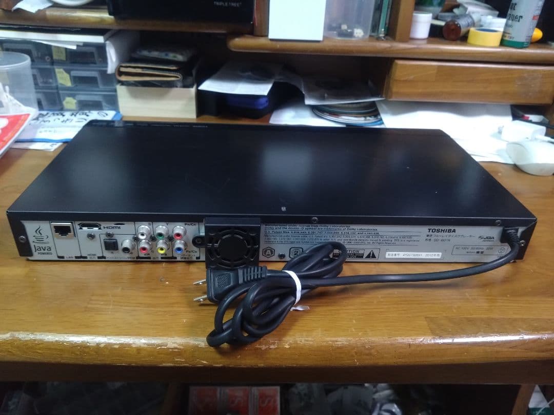 【動作確認済】TOSHIBA SD-BD1K ブルーレイプレーヤー